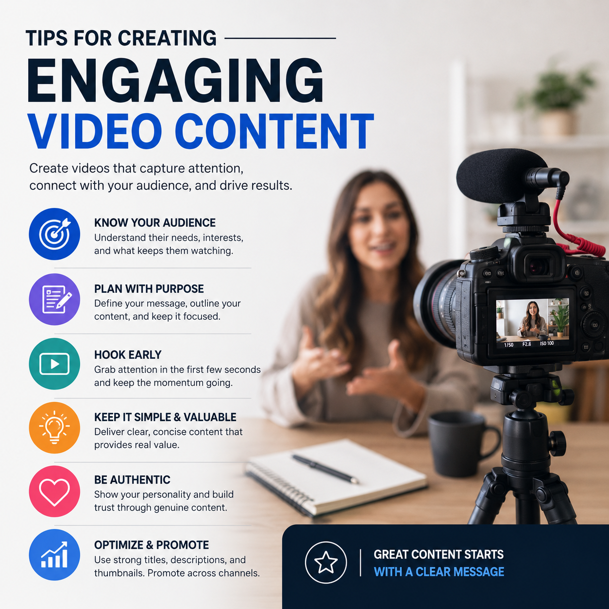 Tips for Creating Engaging Video Content by tsh.media
