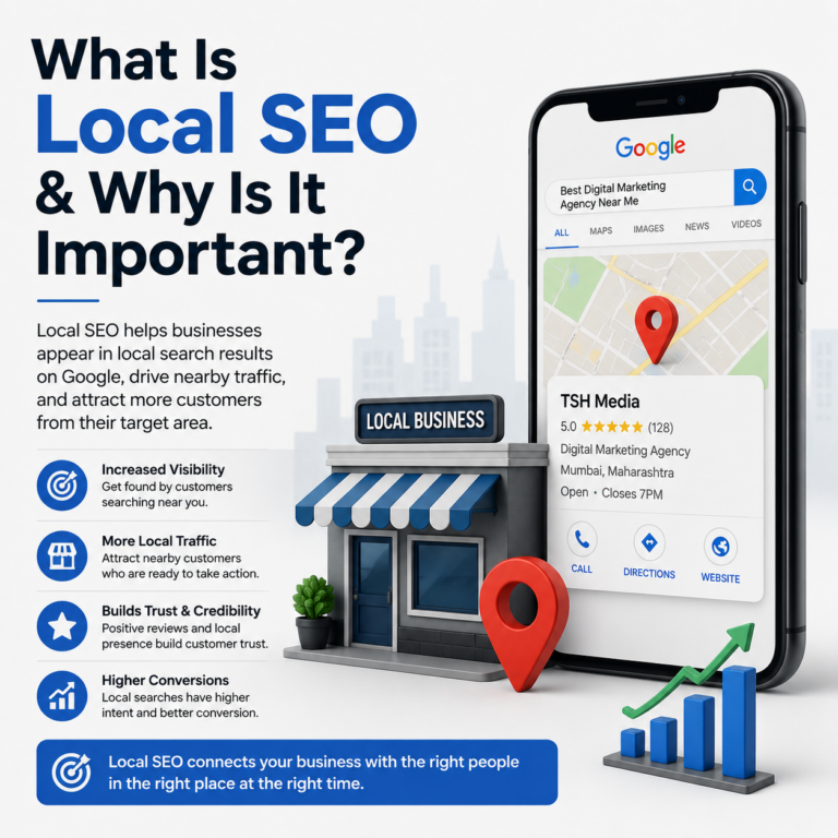 What Is Local SEO & Why Is It Important? by tsh.media Best Digital marketing agency in Mumbai
